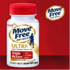 Schiff Move Free Ultra Triple Action Joint Supplement, 75 Tablets(Schiff Move Free超三重动作关节补充剂，75片)