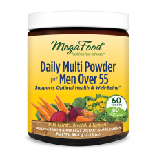 MegaFood Daily Multi Powder for Men Over 55(MegaFood男士每日强力复合维生素，适用55岁以上男士，60粒)