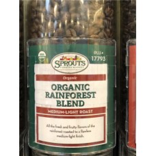 Organic RainForest Blend(有机热带雨林混合咖啡，轻烤型)17793