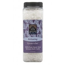 RELAXING Lavender Dead Sea Mineral Bath Salt 32 oz( 放松薰衣草死海矿物沐浴盐32盎司)